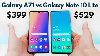 Samsung Galaxy A71 vs Samsung Galaxy Note 10 Lite - Who Will Win?