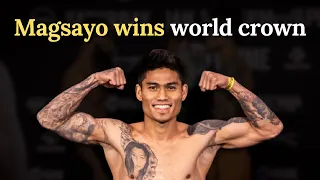 Magsayo wins world crown