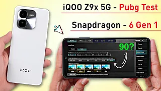 iQOO Z9x 5G Pubg Test - Graphics Test. SD 6 Gen 1 + 6000mAh Battery.!🤯