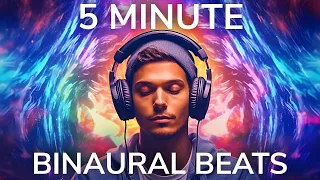 40 Hz Binaural Beats 5 Minutes For Studying