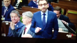 Canadian Member of Parliament faints