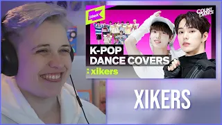 REACTION to XIKERS - COUNTDANCE, TRICKY HOUSE RELAY, ROCKSTAR MV & RELAY