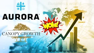 Aurora cannabis and canopy growth stock WOW