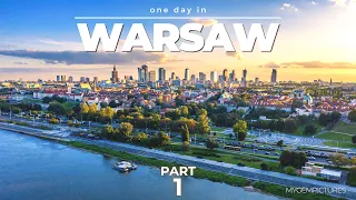 ONE DAY IN WARSAW (POLAND) PART 1 | 4K 60FPS | There is so much to see in this beautiful city!