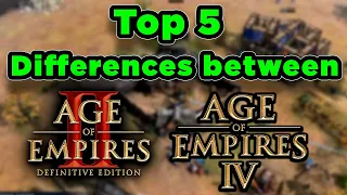 Top 5 Differences Between AoE2 & AoE4