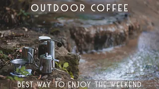 Outdoor Coffee: Making V60 Coffee In The Wild Forest