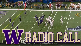 The Washington Radio Call of the Sugar Bowl's Final Play