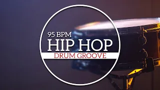 Sluggish HipHop Groove 95Bpm - Drum Track for practice