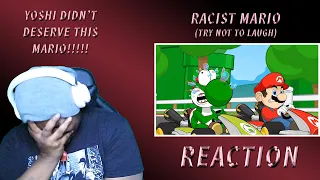 MARIO ON BLACK AIR FORCE ENERGY TIME!!!! | Racist Mario (Try Not To Laugh) (REACTION)