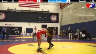 2012 Kiki Cup 55: Joaquin Martinez (Spain) vs. Spenser Mango (USA #1)