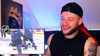 SOCCER FAN Reacting to NHL FIGHTS for the FIRST TIME...