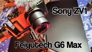 Sony ZV1 not the best Vlogger Camera on its own. With Feiyutech G6 Max maybe #ZV1 #FeiyutechG6Max