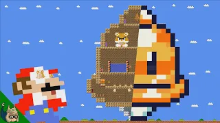 Mario vs the GIANT Super Bell MAZE (Mario Cartoon Animation)