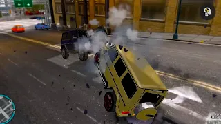 GTA 4 REAL CAR Crashes Compilation PART 28