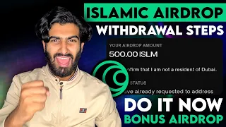 Islamic Coin Withdrawal & New Airdrop - New Exchange Instant Loot Claim | Crypto free Loot #crypto