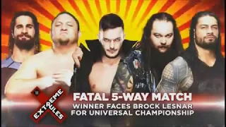 WWE Extreme Rules 2017 Fatal 5 Way Match !