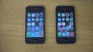 iPhone 4S iOS 8 Final Public vs. iPhone 4S iOS 7.1.2 - Opening Apps Speed Test