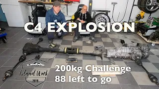 C4 Explosion - Porsche 964 C4 to C2 conversion on a Fly!