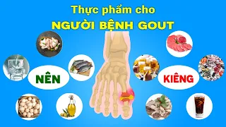 Bệnh Gout ăn gì và kiêng ăn gì?