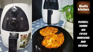 RUSSELL HOBBS AIR FRYER |AIR FRYER UNBOXING|AIR FRYER REVIEW|KIOFIS KITCHEN