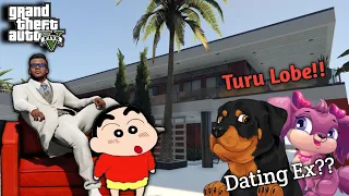 Chop went on date With His money Ex 's Friends ,Franklin Shinchan got fight with military in GTA 5
