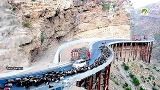 Pakistan's Largest Japanese Steel Bridge Road Trip Connecting CPEC Route