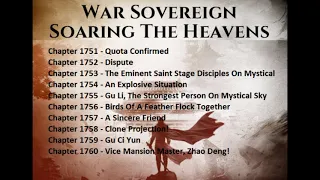 Chapters 1751-1760 War Sovereign Soaring The Heavens Audiobook