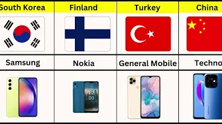 Top Mobile Brands from Around the World l Smartphone Brands Comparison l World Data