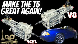 How to Change a T5 Transmission 4cyl TO V8 / It's Easier Than You THINK!