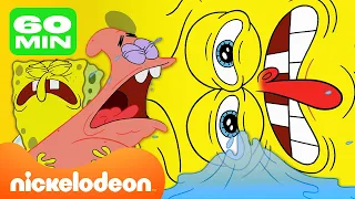 SpongeBob | Un'ora di SpongeBob che PIANGE 😭 | Nickelodeon Italia