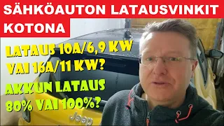 Sähköauton latausvinkit kotona - VLOG 180