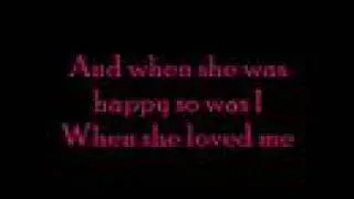 When she loved me - Karaoke