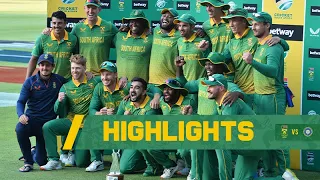 Proteas vs India | 3rd Betway ODI Highlights | Six Gun Grill Newlands | 23 January