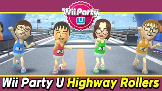 Highway Rollers Showdown: William, Cheng-Han, Anne and Merrick | Wii Party U With Alexgaming