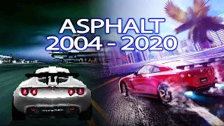 Asphalt 1 to 9 : Legends - Evolution of Asphalt Game 2004 - 2020