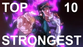 Top 10 Strongest Jojo's Bizarre Adventure Characters (Parts 1-5)