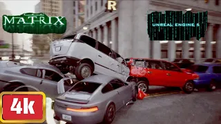 The Matrix Awakens - Car Crash Test 6 (UNREAL ENGINE 5)