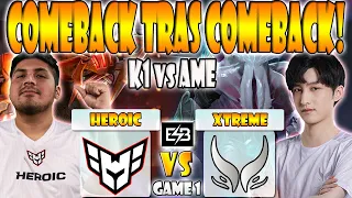 HEROIC VS XTREME GAMING BO2[GAME 1]K1, SCOFIELD,4NALOG VS AME, XINQ-ESL ONE BIRMINGHAM 2024-DOTA-ESB