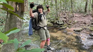 Appalachian Trail 2023 Training at Moonshine Falls