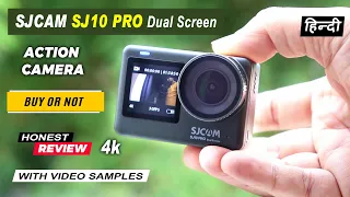 GoPro Alternative 🔥 Best 4K Action Camera in india 🔥 Sjcam SJ10 Pro Dual Screen Review & Video Test