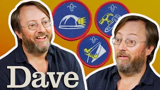 David Mitchell Tries to Guess Scout Badges | Dave