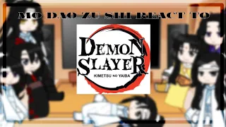 || Mo dao zu shi react to Demon Slayer || ENG/RUS || Reaction video