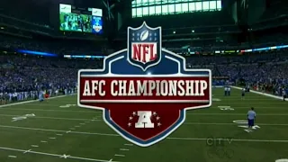 2009 AFC Championship Jets vs Colts CBS intro