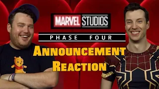 Marvel Studio's Phase 4 Announcement Reaction
