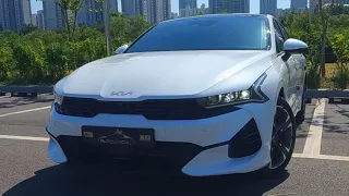 Обзор машины клиента KIA K5 2022 в максимальной комплектации из Южной Кореи