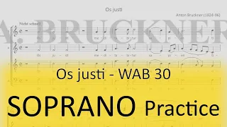 Bruckner / Os justi - Soprano 2 practice