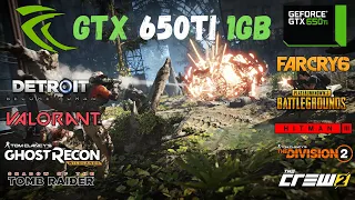 GTX 650Ti 1Gb tested in 60+ games |2023|