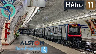 La mise en service des premiers MP14 de la ligne 11 du Métro parisien.