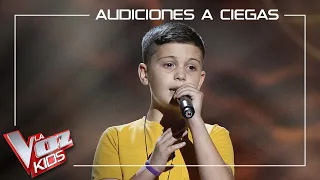 Joel Tena canta 'Como mirarte' | Audiciones a ciegas | La Voz Kids Antena 3 2022