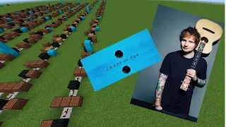 Minecraft: Shape of you - Ed Sheeran with Note Blocks